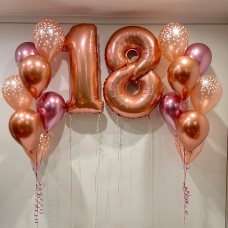 Bouquets and Numbers (Rose Gold 18, Chrome & Speckle)